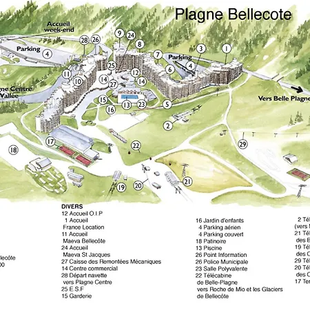 Apartmán Carroley B - 2 Pieces Pour 5 Personnes 91 Macot-la-Plagne